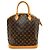 Borsa Tote Verticale Lockit Monogram Louis Vuitton Monogramma - vista 2