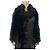 Prada 2011 Schwarzer Kunstpelzmantel Größe 40 gebraucht - Ansicht 2