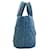 Borsa a mano Chanel Coco Cocoon Blu - vista 3