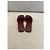 Sandali Hermès Oran in pelle di vitello Rouge H Rosso - vista 2