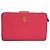 Prada Tab Bifold Geldbörse aus Saffiano-Leder Lang Pink