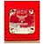 Clutch in pelle rossa con logo MCM Rosso - vista 5