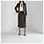 Blazer Dries Van Noten in lana nero con strisce metalliche dorate - vista 2