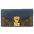 Cartera Pallas M64092 Larga de Louis Vuitton Castaño Azul marino Monograma