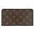 Portafoglio Lungo Louis Vuitton in Monogramma Marrone