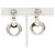 Orecchini a cerchio in argento sterling 925 a forma di cuore traforato Tiffany & Co. - vista 5