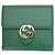 Billetera bi-fold Gucci verde