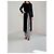 Blusa Rosie Assoulin de algodón negra con espalda abierta Negro - vista 5