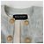Balmain Jacke aus hellblauer Baumwolle Tie Dye - Ansicht 10