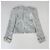 Balmain Jacke aus hellblauer Baumwolle Tie Dye - Ansicht 5