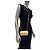 Borsa flap extra mini in pelle di agnello iridescente gialla di Chanel, usata - vista 9