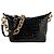 Borsa a Tracolla Miu Miu Spirit Croco Pelle Nera Nero - vista 16