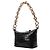 Borsa a Tracolla Miu Miu Spirit Croco Pelle Nera Nero - vista 4