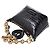 Borsa a Tracolla Miu Miu Spirit Croco Pelle Nera Nero - vista 8