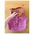 Borsa a mano Gucci Jackie in pelle nappa rosa - vista 7