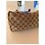 Bamboo Borsa Gucci Monogramma GG Beige Azzurro Blu chiaro - vista 16