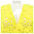 Autre Marque Chaleco largo Drawer Amarillo  - vista 5