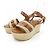 Sandali Linea Starboard Louis Vuitton Marrone Beige - vista 3