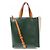 Borsa in vitello Marni SHMP0039Y0 LV639 Beige Verde - vista 3
