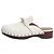 Hermès Weiße Carlotta Leder-Mules - Größe EU 39