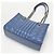Gucci blaue Leder-Tote - Ansicht 2