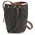 Céline Celine Triomphe Canvas Schultertasche Braun