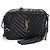 Borsa a spalla in pelle nera Saint Laurent Nero