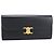 Céline Cartera Larga Celine (doble) en piel de ternera negra Negro