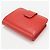 Vitello Cartera bi-fold Prada en cuero rojo Roja - vista 2