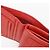 Vitello Cartera bi-fold Prada en cuero rojo Roja - vista 4