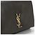 Cartera plegable Saint Laurent en gris Castaño - vista 8