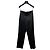 Pantalones de satén negro Chanel