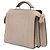 Borsa Peekaboo ISeeU piccola in pelle Zucca marrone Fendi Taupe - vista 2