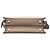 Borsa Peekaboo ISeeU piccola in pelle Zucca marrone Fendi Taupe - vista 3