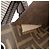 Borsa Peekaboo ISeeU piccola in pelle Zucca marrone Fendi Taupe - vista 7