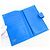 Billetera bi-fold Chanel en piel de ternera granulada azul - vista 8