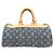 Borsa Boston Neo Speedy in denim Monogram Louis Vuitton Blu - vista 2