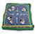 Bufanda de seda Hermès Paris Azul Multicolor Verde