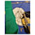 Bufanda de seda Hermès Paris Azul Multicolor Verde - vista 6