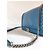 Borsa Chanel Boy blu scuro in pelle - vista 13