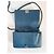 Borsa Chanel Boy blu scuro in pelle - vista 4