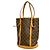 Louis Vuitton Monogram Bucket GM Tote Bag Braun