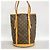 Louis Vuitton Monogram Bucket GM Tote Bag Braun - Ansicht 11