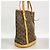 Louis Vuitton Monogram Bucket GM Tote Bag Braun - Ansicht 2