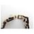 Hermès NEW HERMES ECUYERE BRACELET H100007FD00 T2 15.5 CM HORN & GOLD BANGLE Brown  - view 10
