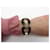 Hermès NEW HERMES ECUYERE BRACELET H100007FD00 T2 15.5 CM HORN & GOLD BANGLE Brown  - view 12