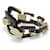 Hermès NEW HERMES ECUYERE BRACELET H100007FD00 T2 15.5 CM HORN & GOLD BANGLE Brown  - view 2
