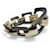 Hermès NEW HERMES ECUYERE BRACELET H100007FD00 T2 15.5 CM HORN & GOLD BANGLE Brown  - view 4