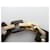 Hermès NEW HERMES ECUYERE BRACELET H100007FD00 T2 15.5 CM HORN & GOLD BANGLE Brown  - view 6
