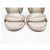 NUOVE SANDALI CHANEL G39654 38.5 IN SATIN LOGO CC STRASS Grigio - vista 4